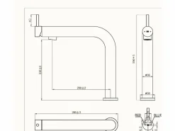 Essebagno Magic mezclador para fregadero metalizado Gris Best
