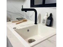 Essebagno Magic mezclador para fregadero Negro Discount