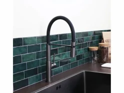 Essebagno Grifo De Cocina|Magneto Mezclador monomando de fregadero con teleducha metalizado