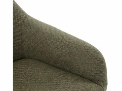 Moloo MALMO-Sillón de madera natural y tela Trendy Sauge Verde Discount