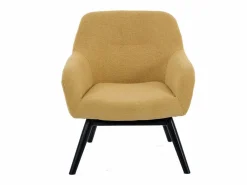 MALMO-Sillón de madera negra y tela Trendy Safran^Moloo Clearance