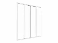 Vente-unique Cristalera Interior|Mampara corredera de cristal RAVENA en cristal templado y aluminio con recubrimiento de polvo , 120x130 cm