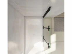 Aica Mampara de Bañera Abatible 3 Hojas Cristal Antical 6mm 3 veces plegable Tamaño (1280-1300)x1400mm- Transparente Best