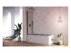 KASSANDRA Mampara De Bañera|Mampara de bañera abatible RITA con perfil mate