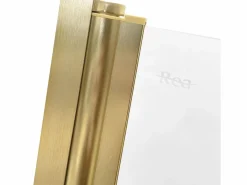 Rea Mampara De Baño Agat 100 Brush Gold Dorado Sale
