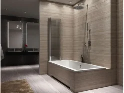 Mampara De Baño Agat 120 Chrome^Rea Best