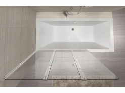 Mampara De Baño Agat 120 Chrome^Rea Best