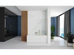 Mampara De Baño Elegant 70 Gold^Rea Hot