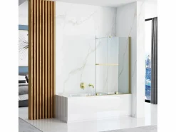 Mampara De Baño Fabian 100 Brush Gold^Rea Outlet