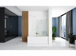Rea Mampara De Bañera|Mampara De Baño Fabian 100 Gold