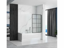 Rea Mampara De Bañera|Mampara De Baño Lagos-1 80 Black