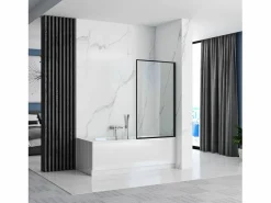 Rea Mampara De Bañera|Mampara De Baño Lagos 80 Black