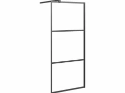 Mampara de ducha accesible vidrio ESG esmerilado 80x195cm ES66416^ Hot