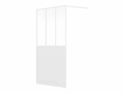 Shower & Design Mampara De Ducha|Mampara de ducha mate estilo industrial, 120 x 200 cm, URBANIK