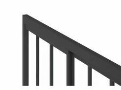 Shower & Design Mampara de ducha con puerta corredera mate - 100 x 80 x 195 cm - URBANIK Negro Best