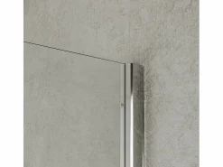 Cabina De Ducha|Mampara de ducha fija de cristal templado transparente de 8 mm 100x190 cm Walk In