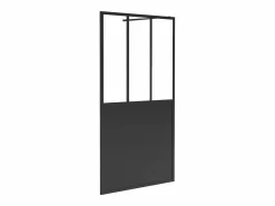 Shower & Design Mampara De Ducha|Mampara de ducha italiana mate estilo atelier, 140 x 200 cm, URBANIK