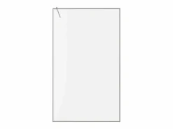 Shower & Design Mampara De Ducha|Mampara de ducha italiana, 120 x 200 x 92 cm, negro, cristal - AMBERI