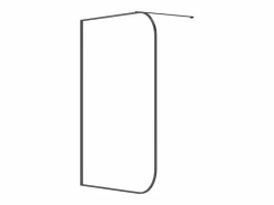Shower & Design Mampara De Ducha|Mampara de ducha italiana curvada - 140 x 200 cm - - DOUYANO