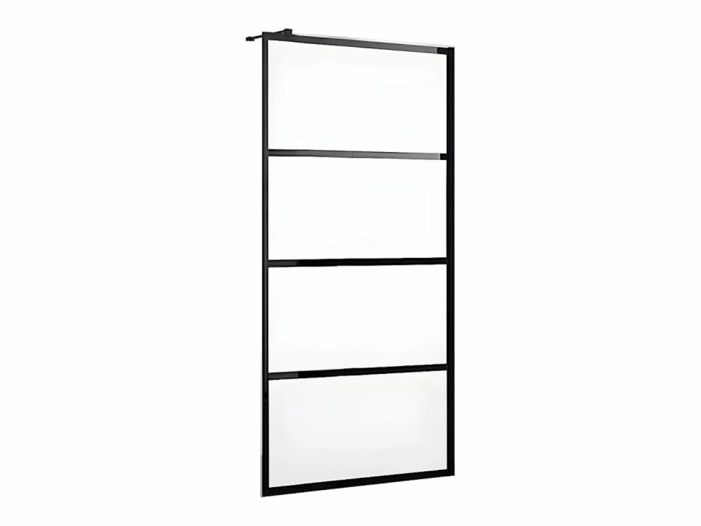 Mampara de ducha tipo italiano industrial 120x200 cm - INAYA II^Shower & Design
