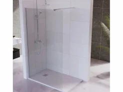 Mampara Ducha Fija 120x200 cm Cristal Templado 8mm Antical – Eclíptica Home – Cromo Brillo Plateado Online