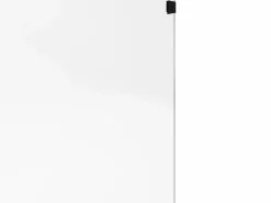 Shower & Design Mampara De Bañera|Mampara para bañera de cristal templado, Medidas 80 x 140 cm TOBIN