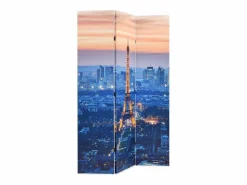 Biombo|Mampara plegable 120x170 cm París de noche