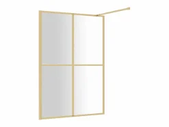 Mampara De Ducha|Mampara puerta ducha vidrio transparente ESG 140x195 cm ES469481