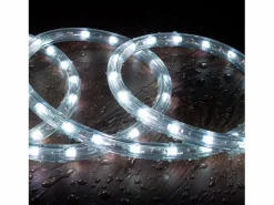 Ledkia Guirnalda Luminosa|Manguera LED Redonda 220V AC 36 LED/m RGB IP65 Corte 100 cm a Medida RGB 2 m