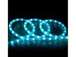 Manguera LED Redonda 220V AC 36 LED/m RGB IP65 Corte 100 cm a Medida RGB 5 m^Ledkia Sale