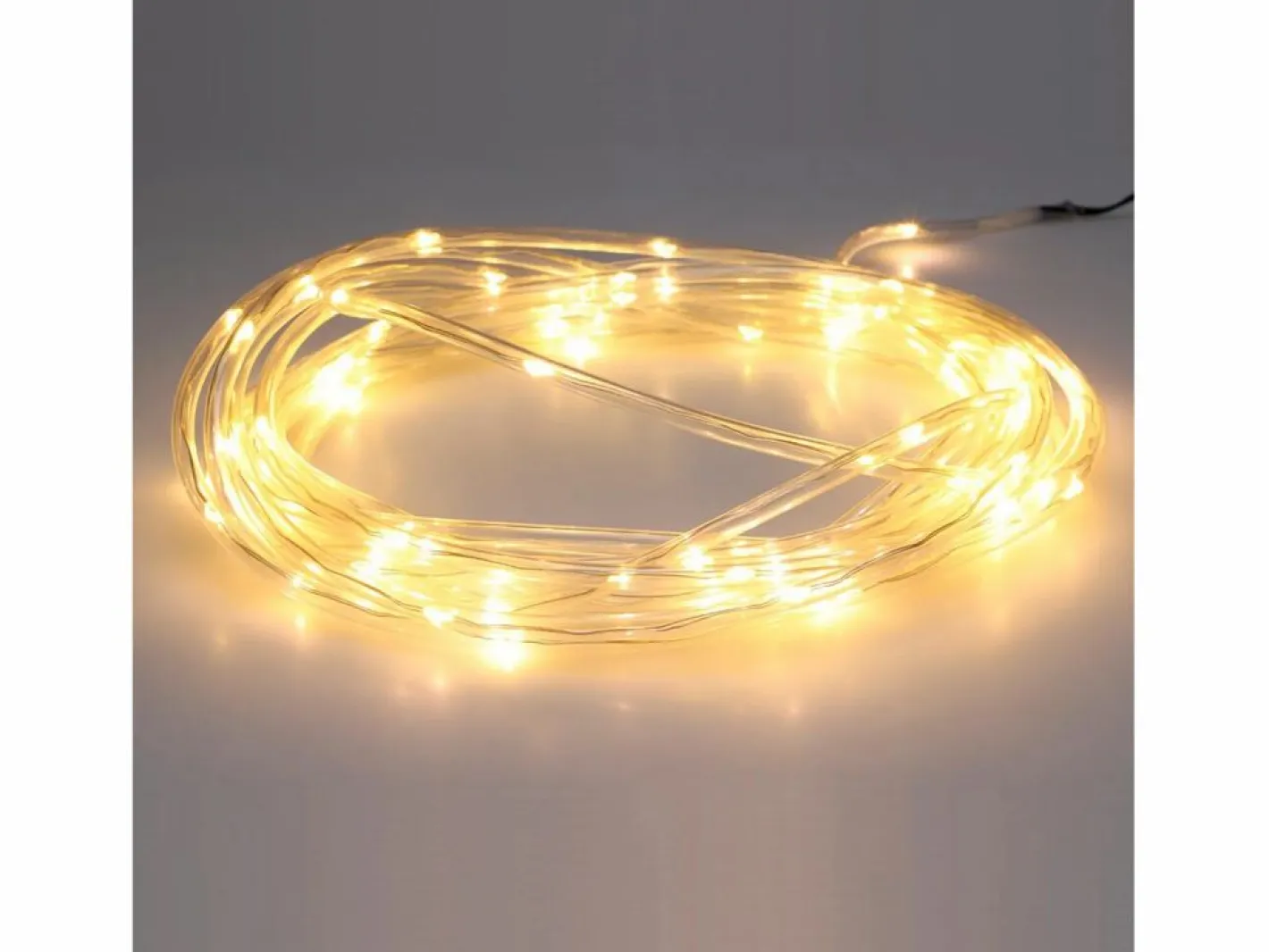 Ledkia Manguera Slim LED Redonda 220V AC 14 LED/m Blanco Cálido IP44 7.5m 2700K Blanco Cálido Transparente Sale