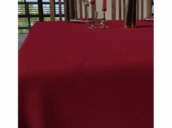 Soleil d'ocre Mantel antimanchas 150x300 cm LUXURY tint, de Rojo Sale
