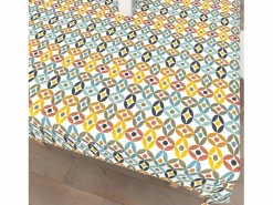 Mantel rectangular estampado antimanchas 140x300 cm OURANOS, por^Soleil d'ocre Clearance
