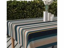 Soleil d'ocre Mantelería|Mantelería|Mantel rectangular estampado antimanchas 140x200 cm BAYADERES , por