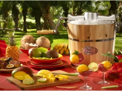 Maquina de hacer helado de madera capacidad 5.5 L GIVRETO^Vente-unique Best
