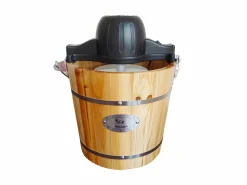 Vente-unique Pequeño Electrodoméstico|Maquina de hacer helado GIVRETO de madera - 3.5 L