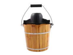 Vente-unique Pequeño Electrodoméstico|Maquina de hacer helado GIVRETO de madera - 3.5 L