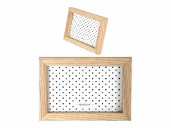 The Home Deco Factory Marco Para Fotos|Marcos de fotos de madera de la vida familiar (juego de 8)
