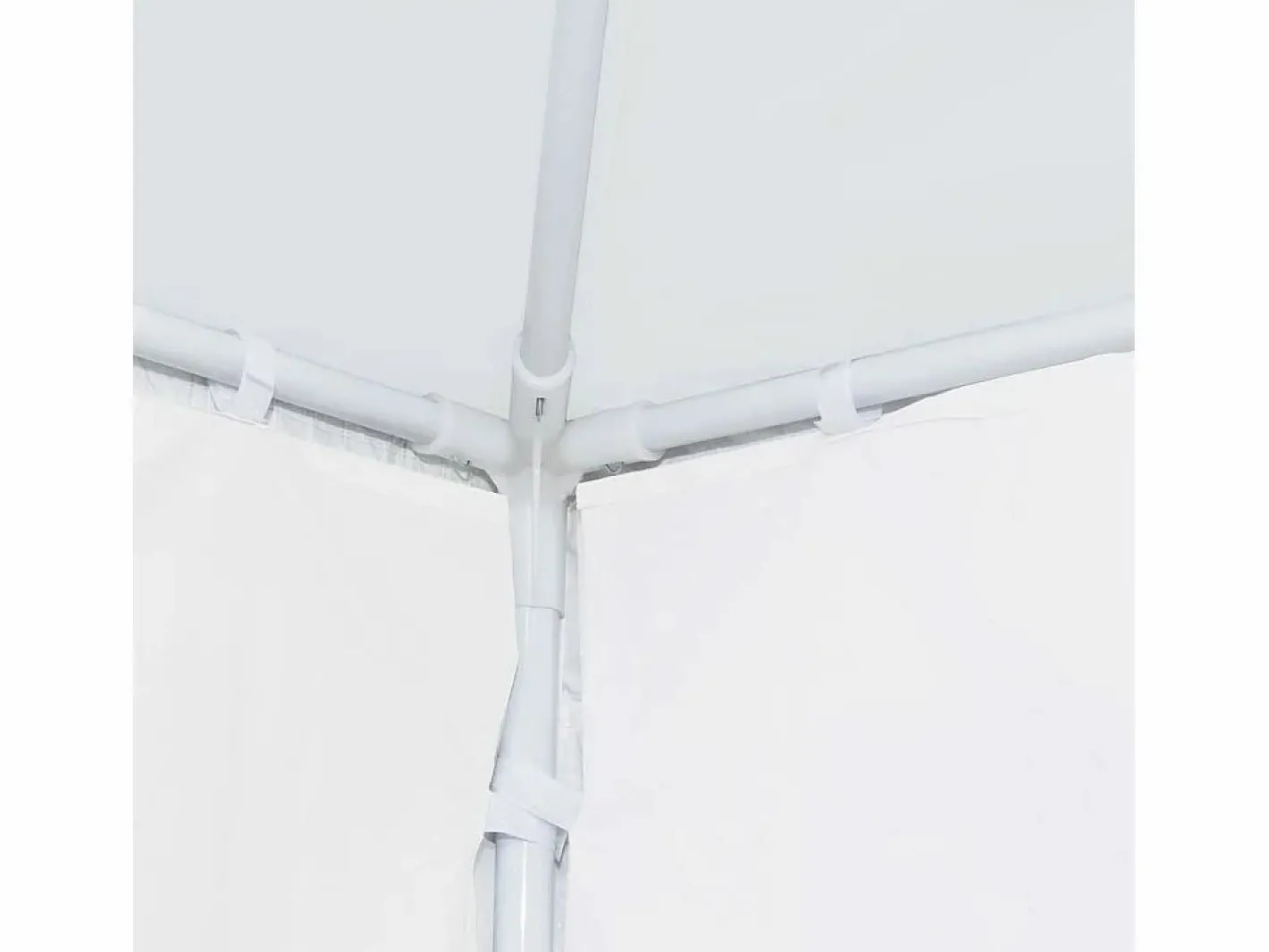 Marquesina de jardín 3x12 m blanca ES992351^ New