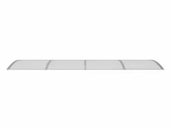 Marquesina de puerta policarbonato 350x100 cm ES61833 Gris Outlet