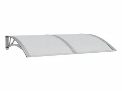 Marquesina de puerta policarbonato 150x100 cm ES69696 Gris Sale
