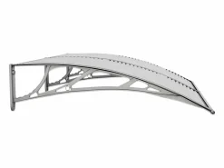 Marquesina de puerta policarbonato 150x100 cm ES69696 Gris Sale
