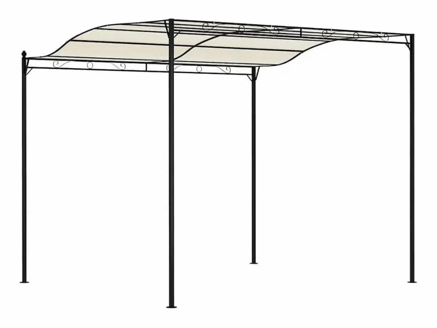 Marquesina de tela color blanco^ Discount