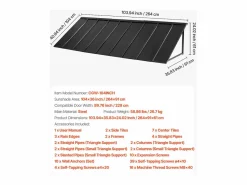 Marquesina|Marquesina SucceBuy para Puerta de Entrada, 264 x 91 cm, Exterior de Metal, Marco de Acero, para Puertas de Entrada, Porches y Balcones