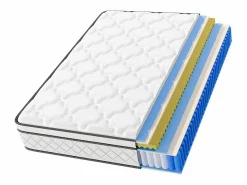 DripeX Colchón Muelles Ensacados|Colchón Látex|Matelas 140x200cm - Grosor 26cm - con resortes ensacados - Multicapas Extra Confort 7 Zonas - Hipoaergénico