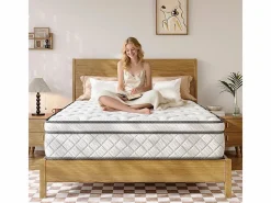 Matelas 100x200cm - Grosor 26cm - con resortes ensacados - Multicapas Extra Confort 7 Zonas - Hipoaergénico^DripeX Outlet