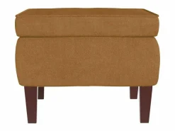 Mecedora con respaldo alto de terciopelo marrón y madera maciza^vidaxl Discount