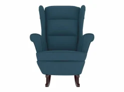 Mecedora con respaldo alto de terciopelo y madera maciza^vidaxl Sale