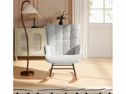 Mecedora de peluche de osito de peluche, sillón de lectura acolchado, respaldo a cuadros,^ Best