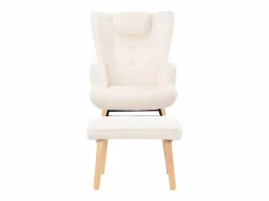 Mecedora Teddy, Chaise Longue con reposacabezas y reposapiés, 150 kg^ Hot